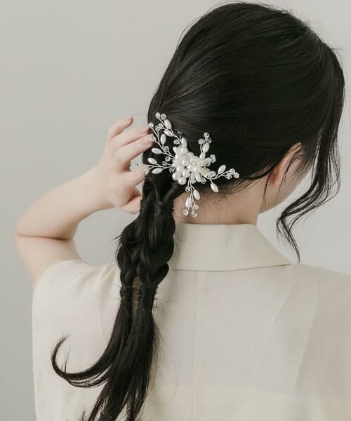 SMELLY / スメリー カチューシャ・カチューム・その他 | ビジューパールランダムドレスピン | 詳細2