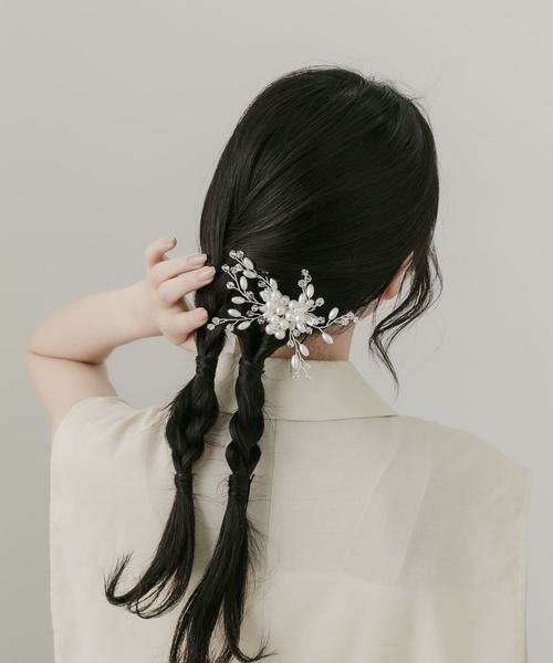 SMELLY / スメリー カチューシャ・カチューム・その他 | ビジューパールランダムドレスピン | 詳細3