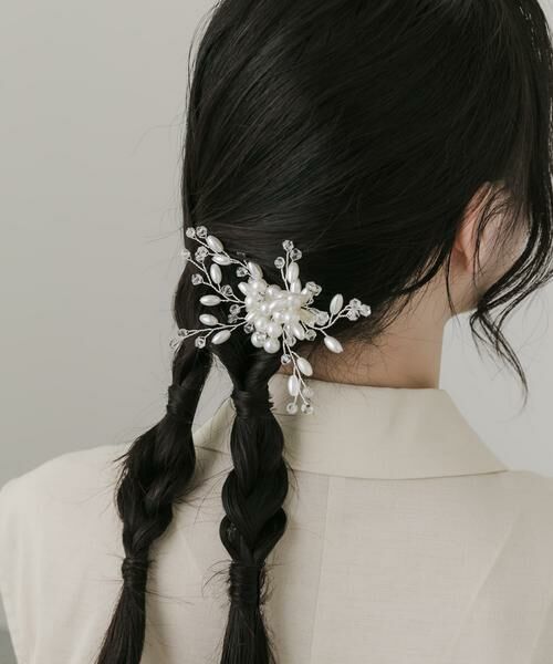 SMELLY / スメリー カチューシャ・カチューム・その他 | ビジューパールランダムドレスピン | 詳細4