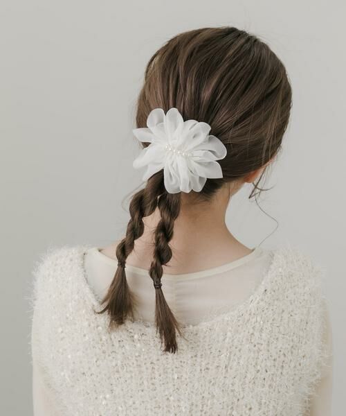 SMELLY / スメリー カチューシャ・カチューム・その他 | パールギャザーシアーバレッタ | 詳細4