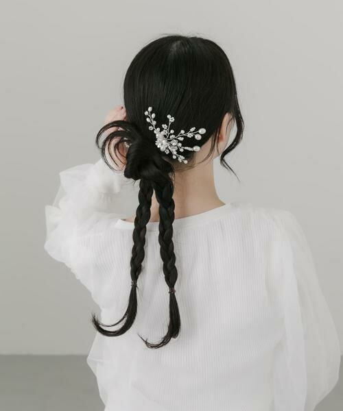 SMELLY / スメリー カチューシャ・カチューム・その他 | 『WEB/一部店舗限定』パールフラワードレスピン | 詳細2