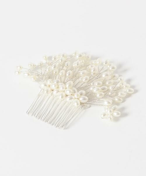 SMELLY / スメリー カチューシャ・カチューム・その他 | 『WEB/一部店舗限定』パールフラワーボリュームドレスコームピン | 詳細3