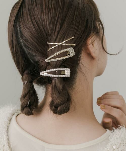 SMELLY / スメリー カチューシャ・カチューム・その他 | パールビジューランダム4セットピン | 詳細3