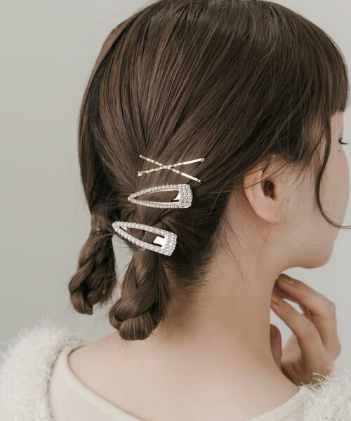 SMELLY / スメリー カチューシャ・カチューム・その他 | パールビジューランダム4セットピン | 詳細4