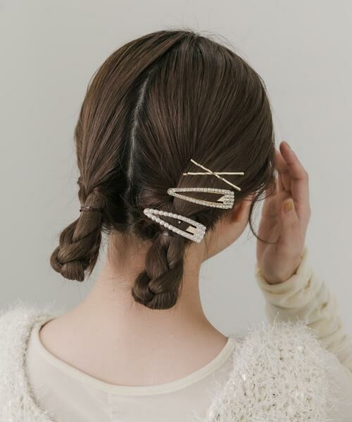 SMELLY / スメリー カチューシャ・カチューム・その他 | パールビジューランダム4セットピン | 詳細5