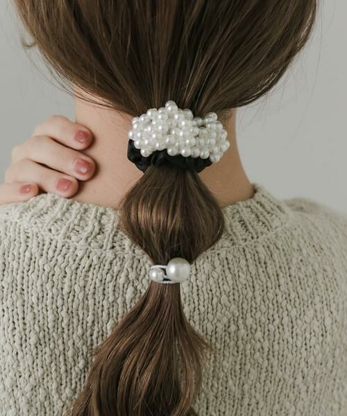 SMELLY / スメリー ヘアゴム・シュシュ | パール2セットヘアゴム | 詳細1