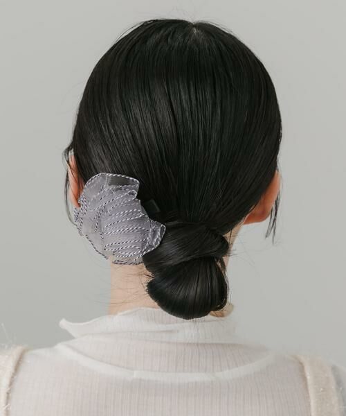 SMELLY / スメリー カチューシャ・カチューム・その他 | パイピングシフォンフラワーヘアピン | 詳細2