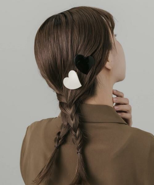 SMELLY / スメリー カチューシャ・カチューム・その他 | ハート2セットピン（ブラック系その他）