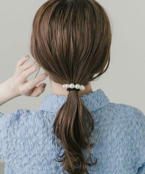 SMELLY / スメリー ヘアゴム・シュシュ | パールカーブヘアゴム | 詳細2