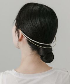 SMELLY / スメリー カチューシャ・カチューム・その他 | パールラインバックカチューシャ