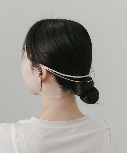 SMELLY / スメリー カチューシャ・カチューム・その他 | パールラインバックカチューシャ | 詳細2