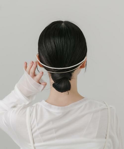 SMELLY / スメリー カチューシャ・カチューム・その他 | パールラインバックカチューシャ | 詳細4