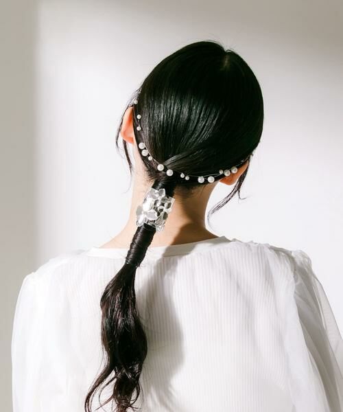 SMELLY / スメリー ヘアゴム・シュシュ | メタルフラワーヘアカフ | 詳細5