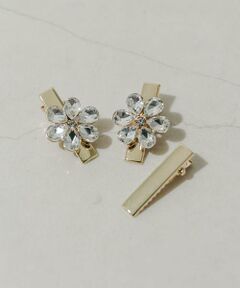 SMELLY / スメリー カチューシャ・カチューム・その他 | フラワーモチーフビジューヘアピン