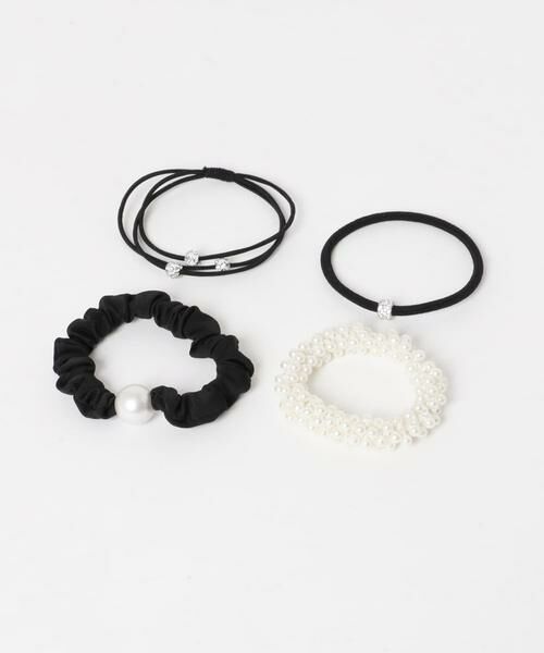 SMELLY / スメリー ヘアゴム・シュシュ | パールビジュー4セットゴム | 詳細2