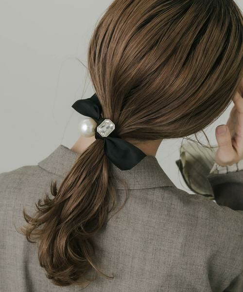 SMELLY / スメリー ヘアゴム・シュシュ | パールビジューヘアゴム | 詳細1