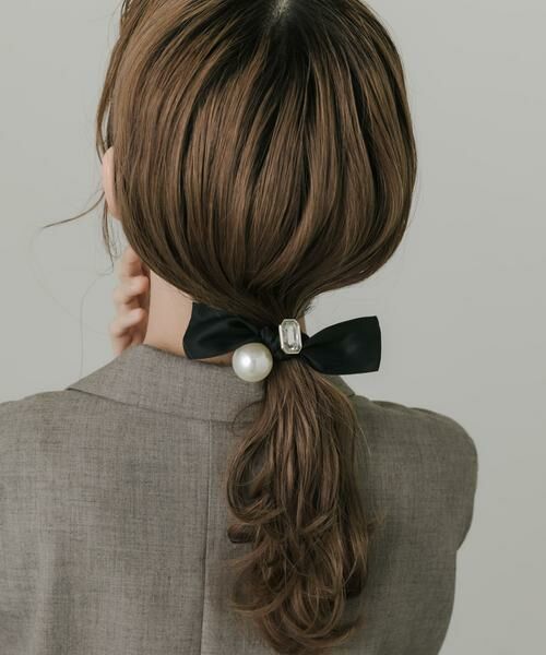 SMELLY / スメリー ヘアゴム・シュシュ | パールビジューヘアゴム | 詳細3