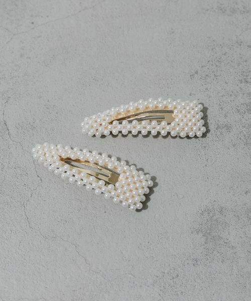 SMELLY / スメリー カチューシャ・カチューム・その他 | パール2セットピン | 詳細1