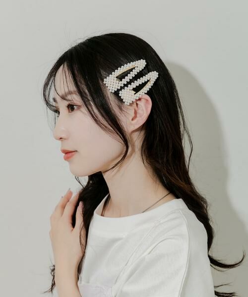 SMELLY / スメリー カチューシャ・カチューム・その他 | パール2セットピン | 詳細4