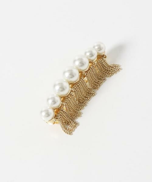 SMELLY / スメリー カチューシャ・カチューム・その他 | パールチェーンバレッタ | 詳細5