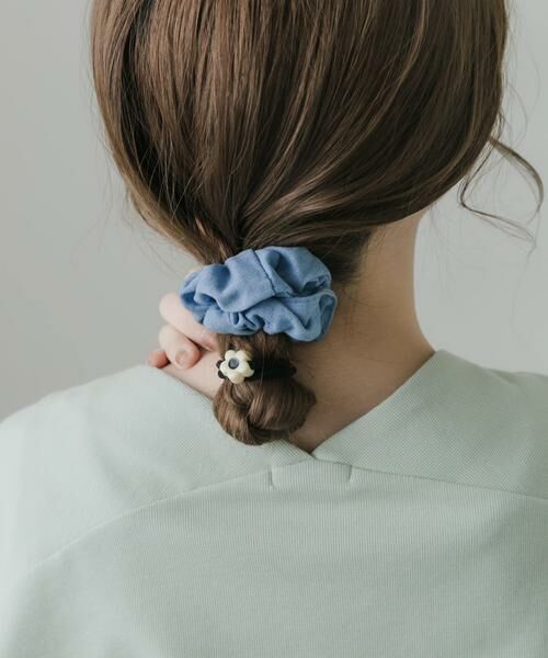 SMELLY / スメリー ヘアゴム・シュシュ | デニムフラワー2セットヘアゴム | 詳細4