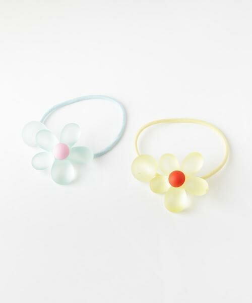 SMELLY / スメリー ヘアゴム・シュシュ | マットクリアフフラワーセットポニー | 詳細4