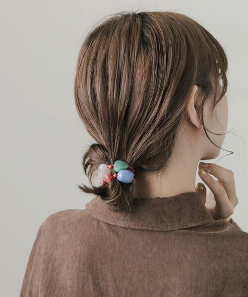 SMELLY / スメリー ヘアゴム・シュシュ | カラフルモチーフヘアポニー | 詳細4