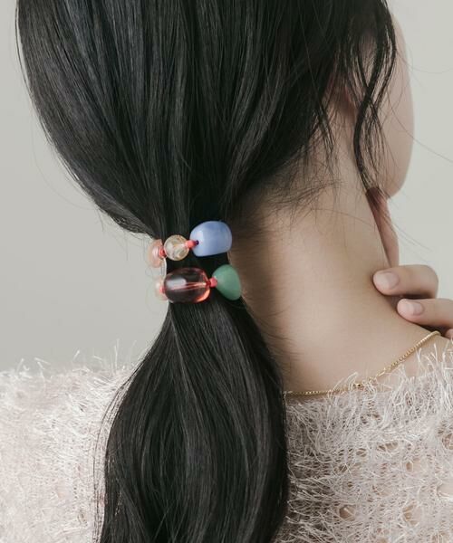 SMELLY / スメリー ヘアゴム・シュシュ | カラフルモチーフヘアポニー | 詳細5