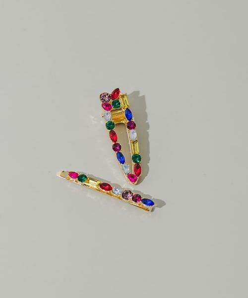 SMELLY / スメリー カチューシャ・カチューム・その他 | カラフルビジュー2セットピン | 詳細1