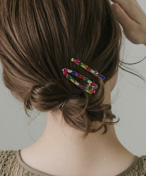 SMELLY / スメリー カチューシャ・カチューム・その他 | カラフルビジュー2セットピン | 詳細2