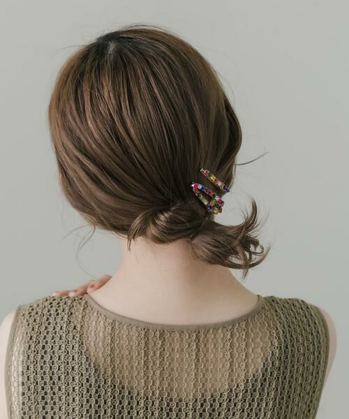 SMELLY / スメリー カチューシャ・カチューム・その他 | カラフルビジュー2セットピン | 詳細5