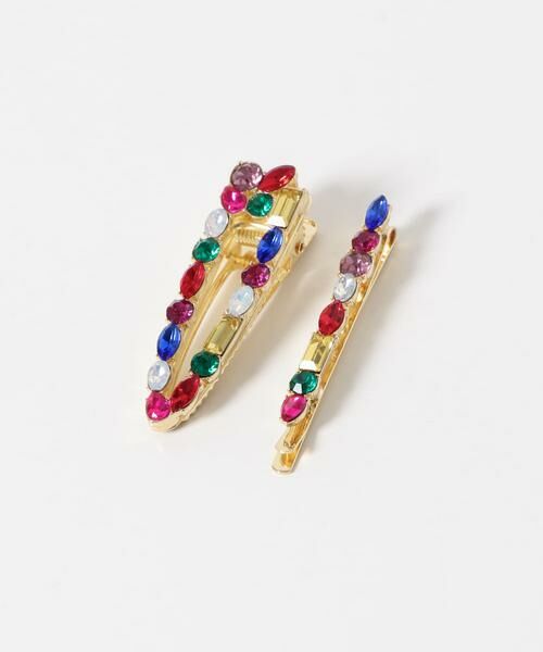 SMELLY / スメリー カチューシャ・カチューム・その他 | カラフルビジュー2セットピン | 詳細6