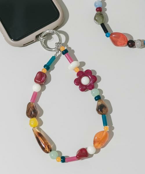 SMELLY / スメリー キーホルダー・ストラップ | カラフルモチーフループキーチェーン | 詳細1