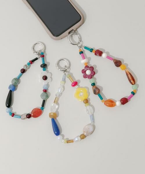 SMELLY / スメリー キーホルダー・ストラップ | カラフルモチーフループキーチェーン | 詳細12