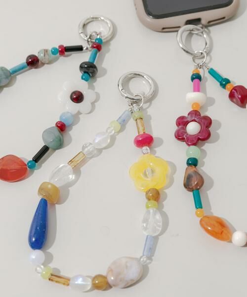 SMELLY / スメリー キーホルダー・ストラップ | カラフルモチーフループキーチェーン | 詳細13