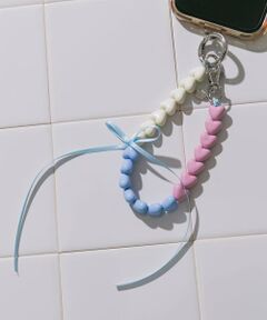 SMELLY / スメリー モバイルケース | カラフルミニハートリボンキーチェーン