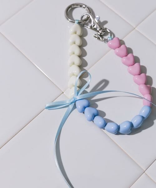 SMELLY / スメリー モバイルケース | カラフルミニハートリボンキーチェーン | 詳細4