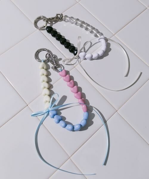 SMELLY / スメリー モバイルケース | カラフルミニハートリボンキーチェーン | 詳細19