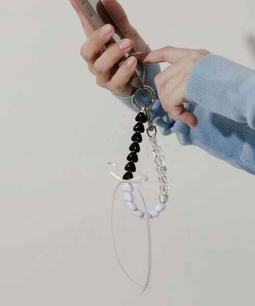 SMELLY / スメリー モバイルケース | カラフルミニハートリボンキーチェーン | 詳細13