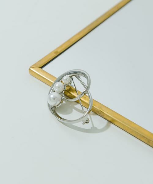 SMELLY / スメリー ブローチ・コサージュ | パールハートモチーフブローチ | 詳細1