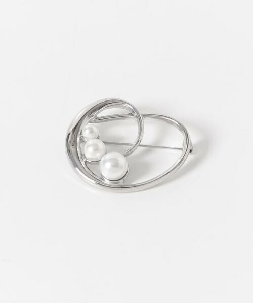 SMELLY / スメリー ブローチ・コサージュ | パールハートモチーフブローチ | 詳細3