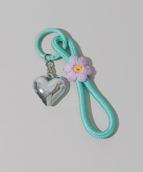 SMELLY / スメリー キーホルダー・ストラップ | ハートモチーフフラワーキーチェーン | 詳細3