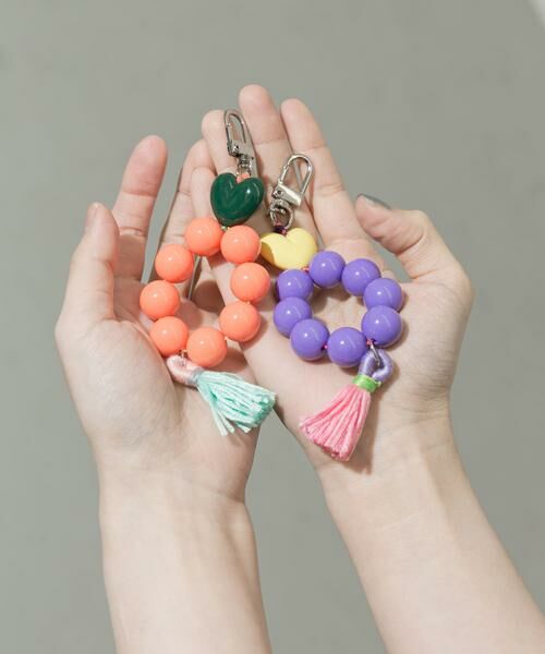 SMELLY / スメリー キーホルダー・ストラップ | カラーボールタッセルキーチェーン | 詳細4