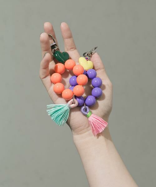 SMELLY / スメリー キーホルダー・ストラップ | カラーボールタッセルキーチェーン | 詳細5