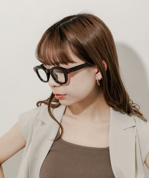 SMELLY / スメリー サングラス・メガネ | ワイドフレームダテメガネ | 詳細4