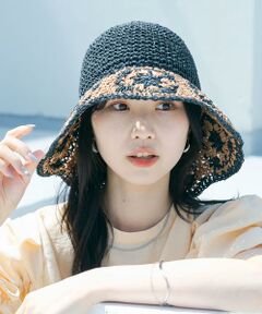 SMELLY / スメリー ハット | クロシェモチーフペーパーハット