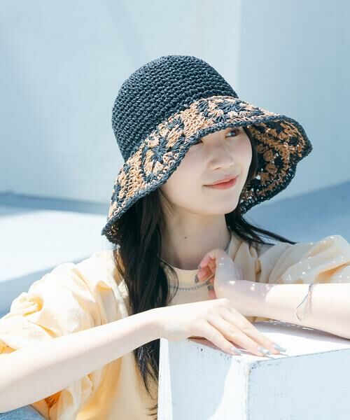 SMELLY / スメリー ハット | クロシェモチーフペーパーハット | 詳細11