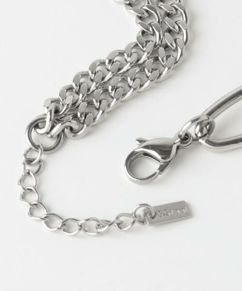 SMELLY / スメリー ブレスレット・バングル | ステンレスオーバルチェーンコンビブレスレット | 詳細5