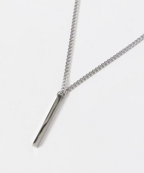 SMELLY / スメリー ネックレス・ペンダント・チョーカー | ステンレススクエアバーチェーンネックレス | 詳細2