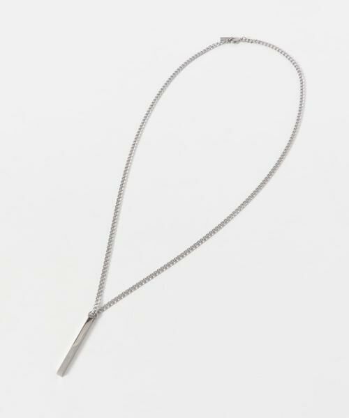 SMELLY / スメリー ネックレス・ペンダント・チョーカー | ステンレススクエアバーチェーンネックレス | 詳細3